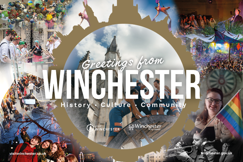 Winchester's Town of Culture postcard